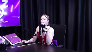 Dentro do BDSM ela não faz "isso", mas o Golden Shower... - Evelyn Zain (SHEER/RED)